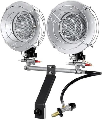 OZLMBERN Estufa de calefacción al Aire Libre, portátil, Gas para Acampar, pequeño Sol, Mini Tienda de Pesca para otoño e Invierno, Horno, Calentador de Tanque de Gas