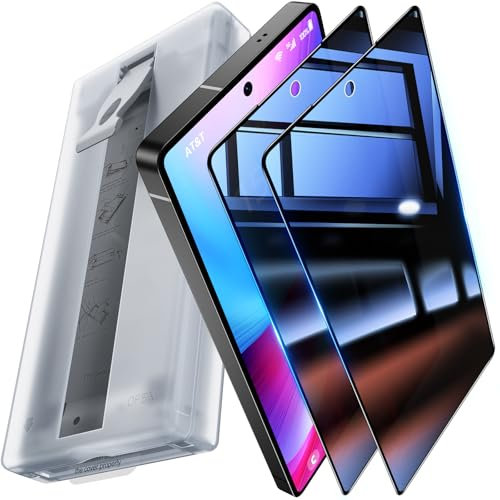 UniqueMe für Samsung Galaxy S25 Ultra Sichtschutz - Sichtschutzfolie,Automatische Staubentfernung, Vollständige Abdeckung Displayschutz,Anti-Spy Folie,Blasenfrei Blickschutz Schutzfolie,2 Stück