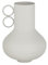 blomus Vase -LOHA- aus Metall | Dekovase in Farbe Moonbeam Beige | Größe S ⌀20 x 15H cm | Ideal für Trocken- oder Plastikbumen