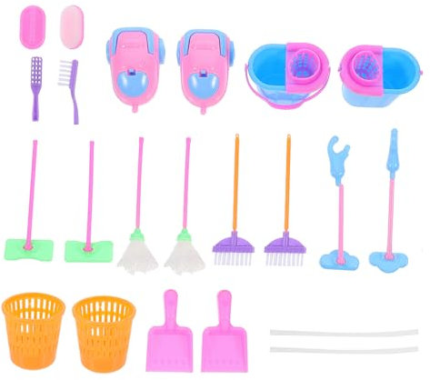 OFFIGAM Staubsauger-spielzeugset Für Jungen Und Mädchen 2 Sets Hausspielzeugset Für Jungen Und Mädchen Reinigungswerkzeuge Zufällige Farbe