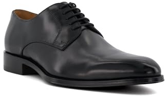 Dune London Mens SALISBURRY Premium Leather Wide Fit Derby Oxford Shoes