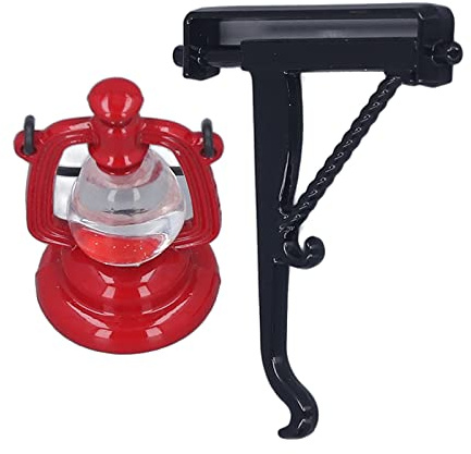 1:6 Puppenhaus Kerosinlampe Niedliche Miniaturlaterne Modell Puppenhaus Dekoration Zubehör für Veranda Straßengarten