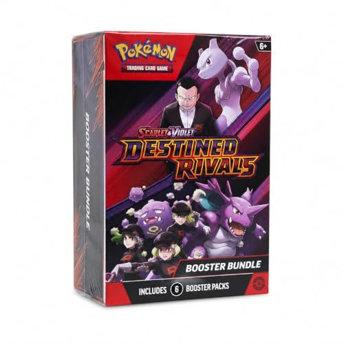 Pokémon TCG Scarlet & Violet Destined Rivals Booster Bundle 6 Booster Packs China Copy Trading Card Game for Collectors and Players