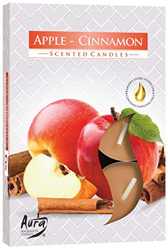 Scented Tealights Apple-Cinnamon 6p.