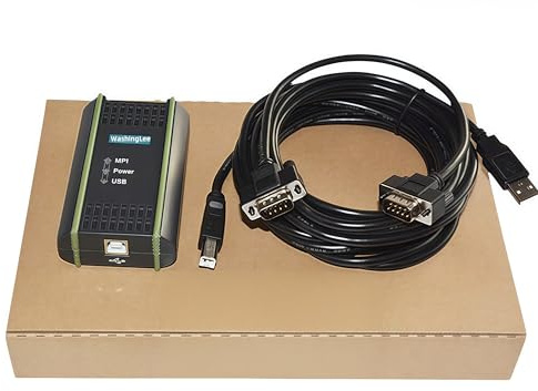 Washinglee Programmierkabel für Siemens PLC S7 200 300 400 ET200 und 840D CNC, für OP/TP Touchscreen. Isolierte Schnittstelle, für 6ES7972-0CB20-0XA0 Ersatz, 16 Fuß.