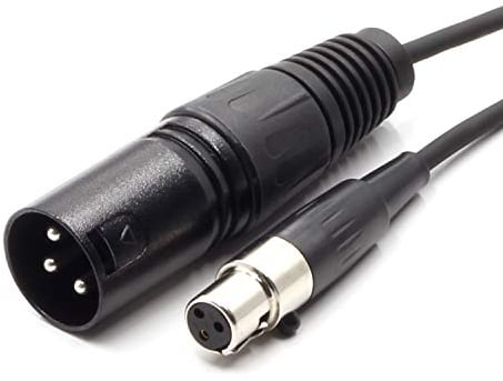 SiYear 3 Pin XLR Male Plug to 3 Socket Female Mini XLR Pro Lapel Microphone Cable -TA3-XLR Cable(1.5M/5FT