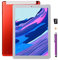 LNBEI Android Tablet 10 inch with SIM Card Slot Unlocked +16GB SD Card +(1) Stylus Pen - IPS Screen 3G Phablet with WiFi GPS Bluetooth Tablets (Red)