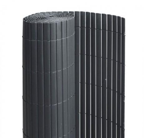 Atout Loisir James Grass - France Green Canisse en PVC Anthracite - 90% d'occultation - Long 6 m, Hauteur 1.50 m