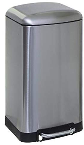 FIVE Simply Smart - Poubelle de Cuisine en Inox Ariane 30L Argent