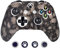 Taifond - Cover in silicone antiscivolo per controller Microsoft Xbox One S e One X, con due tappi per pollice Teschio 1.0