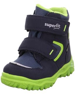 Superfit Unisex Kinder Husky1 Warm Gefütterte Gore-tex Schneestiefel, Blau Grün 8020, 20 EU