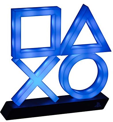 Paladone Playstation PS5 Icon Light Unisex Lámpara de mesa blanco-negro, Plastico,