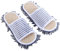 1 par de Zapatillas para Limpiar El Polvo de La Casa para Hombres Y Mujeres Zapatillas para Limpiar El Suelo Zapatillas de Microfibra para Limpiar El Suelo Lavables Desmontables