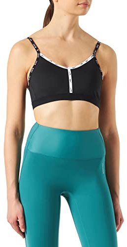 Nike DD1353 W NK DF INDY LOGO CUTOUT BRA Sports bra women's black/white/white L