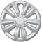 Radkappen Silber 14 Zoll Radzierblenden 4er Set von 13-16 Zoll - T-Rar Radblenden für die meisten Automarken und Stahlfelgen - Zierkappen