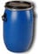 FUT Plastique 60 litres avec Couvercle Amovible – Bidon Bleu à Ouverture Totale pour Stockage de Liquides et Solides – Résistant, Pratique et Polyvalent