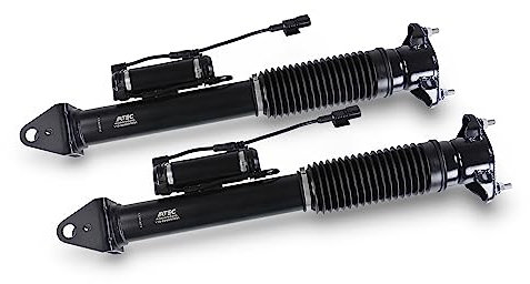 ATEC Germany 2x Jambe de suspension pneumatique Amortisseur oléopneumatique essieu arrière gauche droit pour voitures avec ADS Compatible avec MERCEDES GL (X166), GLE (W166), GLS (X166), M-Klasse