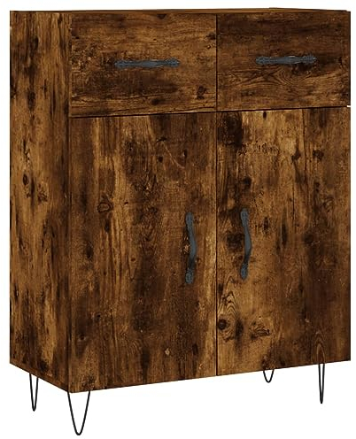 vidaXL Sideboard Räuchereiche 69,5x34x90 cm Holzwerkstoff