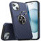 KRAFTCARE Case Compatible for iPhone 15 Case with Kickstand Ring, Upgrade Shockproof and Anti Scratch 360° Magnetic Ring Holder Stand Protective Phone Case Cover Compatible for iPhone 15 - Blue