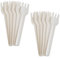 Pack of 12 Eco Friendly Utensils - PFAS Free Wjite Forks, Durable Disposable Sugarcane/Bagasse Cutlery (Forks)