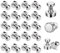 24 Stück Neodym-Magnete, 12 x 16 mm Magnete, Starke N52-Magnete, kleine Kegelmagnete für Magnettafeln, Kühlschränke, Nadelplatten