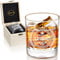 LIGHTEN LIFE Grandad Gifts,Grandad Whiskey Glass in Valued Wooden Box,Premium Birthday Gifts for Grandad,Ideal Grandad Gifts from Grandchildren,Presents for Grandad-340ml