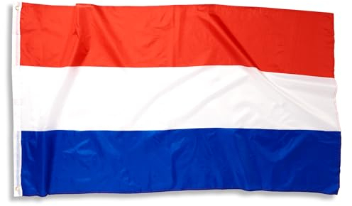 Smart-Planet Bandera holandesa 150 x 90 cm con ojales de latón, bandera alemana de poliéster, colores intensos