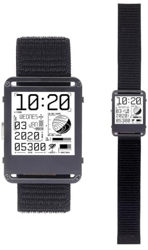 LiLiTok Watchy 2.0PLUS ESP32 Programmierbare Open Source Elektronische Uhr Smart Wearable Armband Ink Screen Open Source Smartwatch (PCB-Gehäuse)