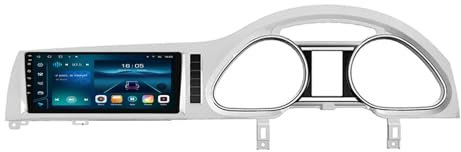 Radio estéreo Double DIN de Coche Android 13 para Audi Q7 2010-2015,10.25 Pulgadas Estéreo para Automóvil con Manos Libres Enlace Espejo GPS Navigation Control del Volante USB(B,S4 2G+32G)