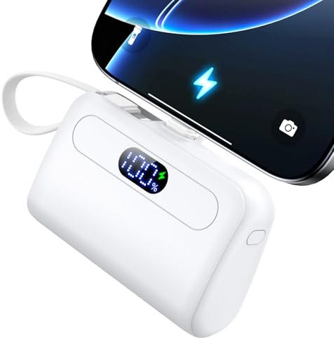 EMEHIO Portable Charger, Mini Power Bank, 12000mAh Phone Charger, Compact Battery Pack for Android & iPhone, Battery Bank Compatible for USB C Devices/iPhone 16/15/14/13/12/11 Series