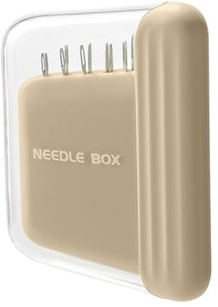 Nadeletui - Nähnadeln | Nadelaufbewahrungskoffer mit Magnet | Näh- und Stricknadelhalter-Etui | Sticknadel-Organizer-Etui | Magnetisches Nähnadeletui für Reisen, Hotel, Schule