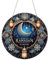 Ramadan Türschild, 20cm Holz Ramadan Türschild zum Aufhängen Eid Mubarak Schild Ramadan Kareem Kranz Ramadan Dekoration für Veranda Bauernhaus Haustür Wand