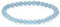 Lebensquelle Plus Kugelarmband | Perlen Armband 6 mm | Hochwertiges Edelsteinarmband | Natur Stein Edelsteinarmband dehnbar (Aquamarin)