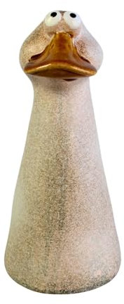 Manufaktur Lichtbogen Zaunhocker aus Keramik | Ente