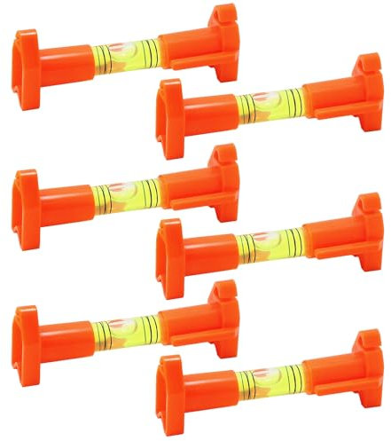 Bettinay 6PCS String Line Level, String Line Spirit Level for Layout Brick Working