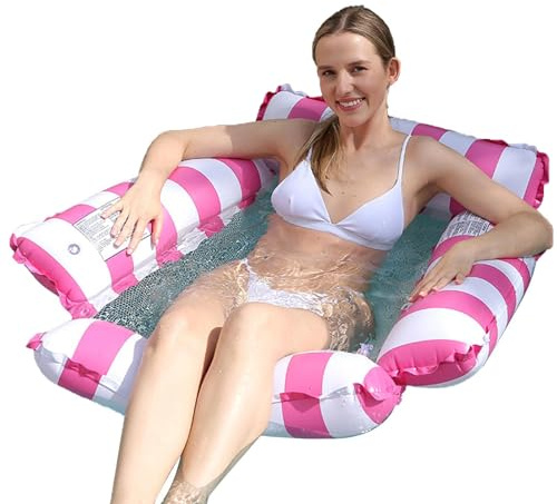 Pool Schwimmer Hängematte | Schwimmbad Schwimmer Liegestuhl - Aufblasbarer Wasseraufhängematte Stuhl Poolflotten, Schwimmbad Wasserstuhl für See, draußen, Rafting, Schwimmbad,