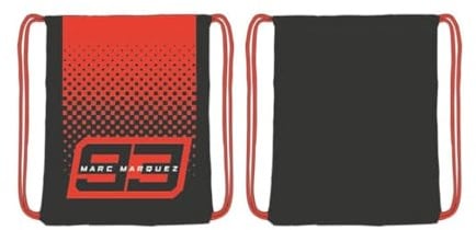 Marc Marquez Moto GP Sporttasche, Pixelled, Rot/Schwarz