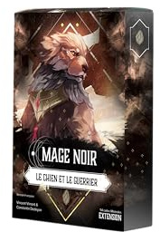 Mage Noir - Erweiterung Hund und Krieger – Strategisches Kartenspiel und Konfrontation für 2 Spieler – Gesellschaftsspiel ab 14 Jahren – französische Version