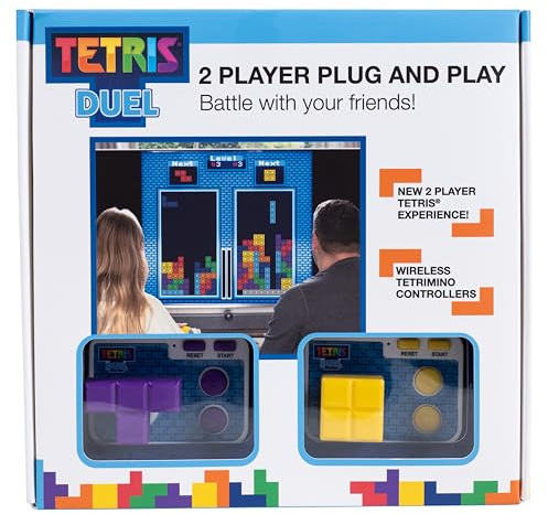 Fizz Creations Tetris Duel - 2 Player TV Games Console & Controllers