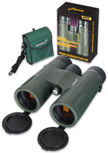 Levenhuk New Karma PRO ED 10x42 Fernglas für Erwachsene – Kompakt, Leicht | Professionell, Wasserdicht, mit BaK4-Prismen & FMC-Linsen, Ideal für Vogelbeobachtung, Jagd, Wandern & Konzerte