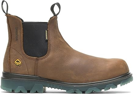 Wolverine Men's I-90 Waterproof Composite-Toe Romeo Slip-On Boot, Sudan Brown, 9.5 M US