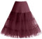 Bbonlinedress 1950 Petticoat Reifrock Unterrock Petticoat Underskirt Crinoline für Rockabilly Kleid Burgundy S