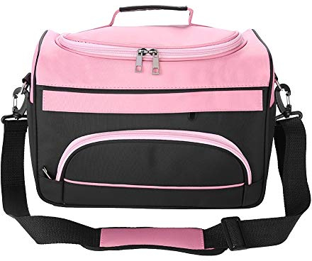 Grande capacité Pro Coiffure Cheveux Equipement Salon Outil Sac de rangement Sac de rangement pour voyage Sac de beauté Outil de rangement pour sac de salon (Color : Rose Pink)