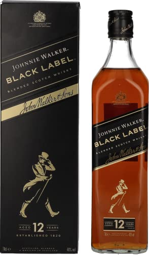Johnnie Walker 40% Vol Blended Scotch Whisky Black Label 12 Year Old, 70 cl