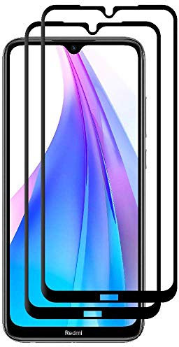 iGlobalmarket [2 Unidades] Protector de Pantalla compatible para Xiaomi Redmi Note 8T, Cristal Templado, sin burbujas, Alta Definicion, 9H Dureza, Resistente a Arañazos