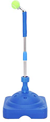 NanXi Tennis-Trainer, Werkzeug Selbst Studie Übung Tennis Ball Rebound Baseboard Sparring Gerät Tennisbällen Halterung Mit Einem Seil Zum Solo Trainieren,Blau