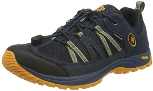 Brütting Unisex Kinder Ohio Low Trekking-& Wanderhalbschuhe, Marine Orange Blau, 36 EU