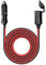 Giantdeer 12V Verlängerungskabel 4M, 12V Verlängerungskabel Zigarettenanzünder mit 15A Sicherung, 17AWG Zigarettenanzünder Verlängerung mit Stecker und Buchse, für 12V/24V KFZ LKW Wohnmobil