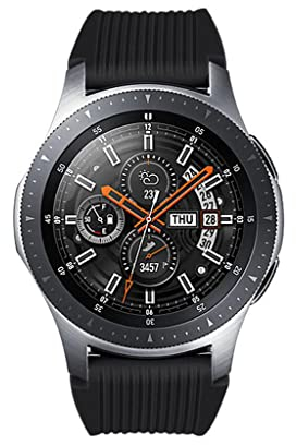 INF Armband Kompatibel mit Samsung Galaxy Watch 46mm, Galaxy Watch 3 45mm, Gear S3 Frontier/Classic, 22mm Weiche Silikon Ersatz Uhrenarmbänder für Huawei GT 2 46mm, Schwarz