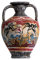 Antike Griechische Minoische Amphore Frühling Handgemachte Keramik Keramik Vase Medium